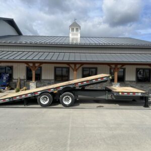 2025 Behnke FB8X30TPT-40L Air Brake Gravity Tilt Deckover Trailer – 102" x 30', 40,000 GVWR, Fabricated I-Beam Frame