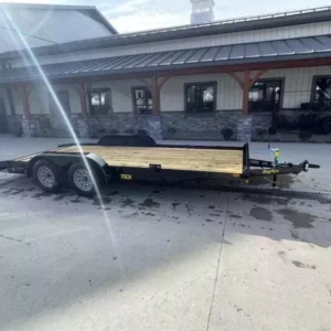 2026 Big Tex Trailers Car / Racing Trailer 7000 GVW 7×18′ Car Hauler Trailer 7000# GVW 70CH-18BKDT2B