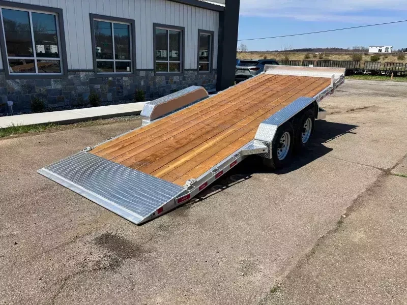 2026 Nordtek Trailers Car / Racing Trailer 9990 GVW 7×22′ 9990# Aluminum Tilt Trailer TLT-SD-2SA10K-BP-82X22