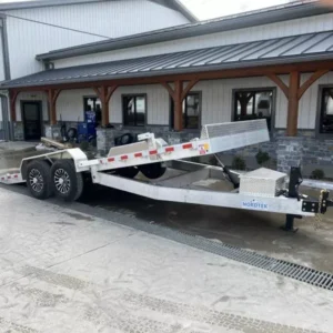 2026 Nordtek Trailers Car / Racing Trailer 16000 GVW 7×22′ 16000# Aluminum Tilt Trailer TLT-HD-2SA16K-BP-82X22