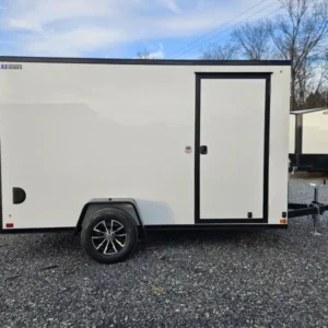 2026 ITI Cargo 6' x 12' Enclosed Cargo Trailer – Blackout Package, Black Aluminum Wheels – Best Choice Trailers