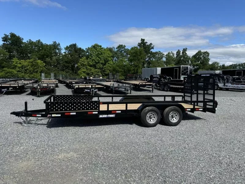 2026 Sure-Trac Utility Trailers 9900 GVW 7x22' Tube Top ATV Side Ramps Utility Landscape Trailer 9900# GVW ST-UTV8222-100 - Image 10