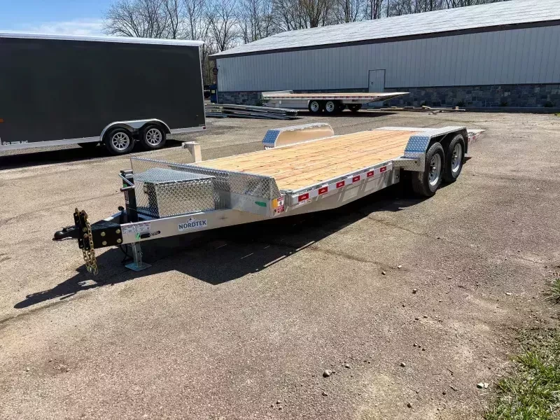 2026 Nordtek Trailers Car / Racing Trailer 9990 GVW 7×22′ 9990# Aluminum Tilt Trailer TLT-SD-2SA10K-BP-82X22 - Image 13