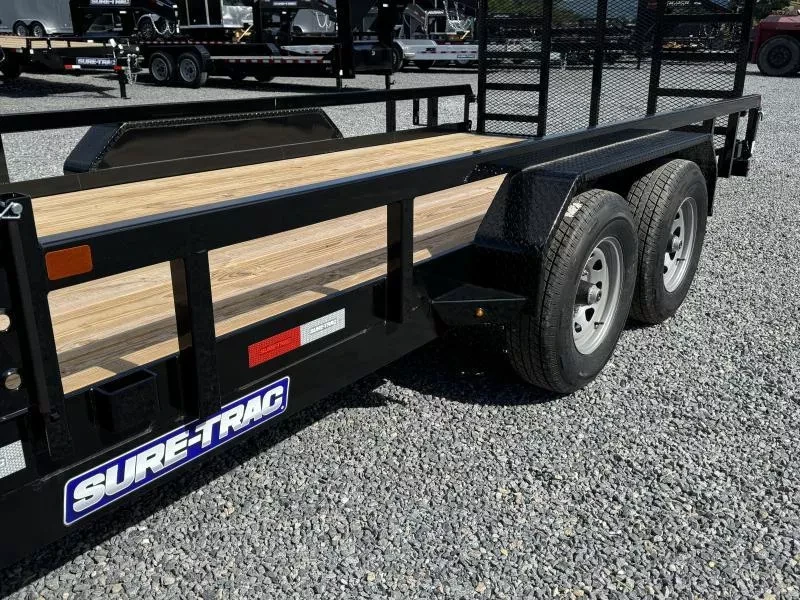 2026 Sure-Trac Utility Trailers 9900 GVW 7x22' Tube Top ATV Side Ramps Utility Landscape Trailer 9900# GVW ST-UTV8222-100 - Image 14