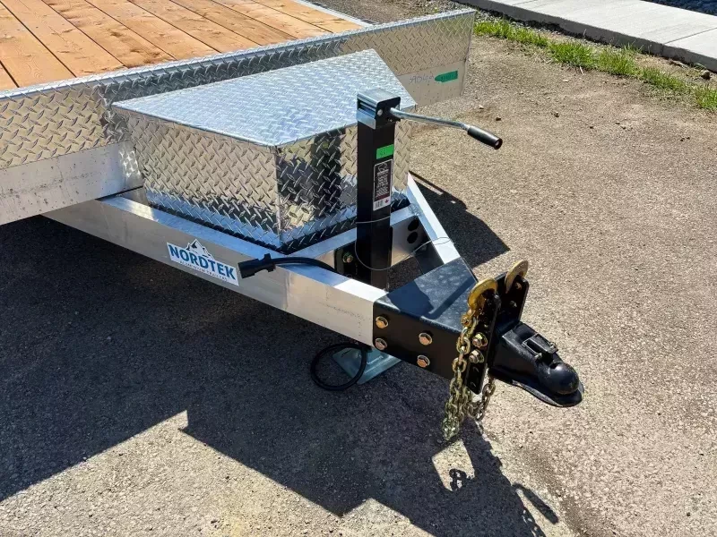 2026 Nordtek Trailers Car / Racing Trailer 9990 GVW 7×22′ 9990# Aluminum Tilt Trailer TLT-SD-2SA10K-BP-82X22 - Image 15