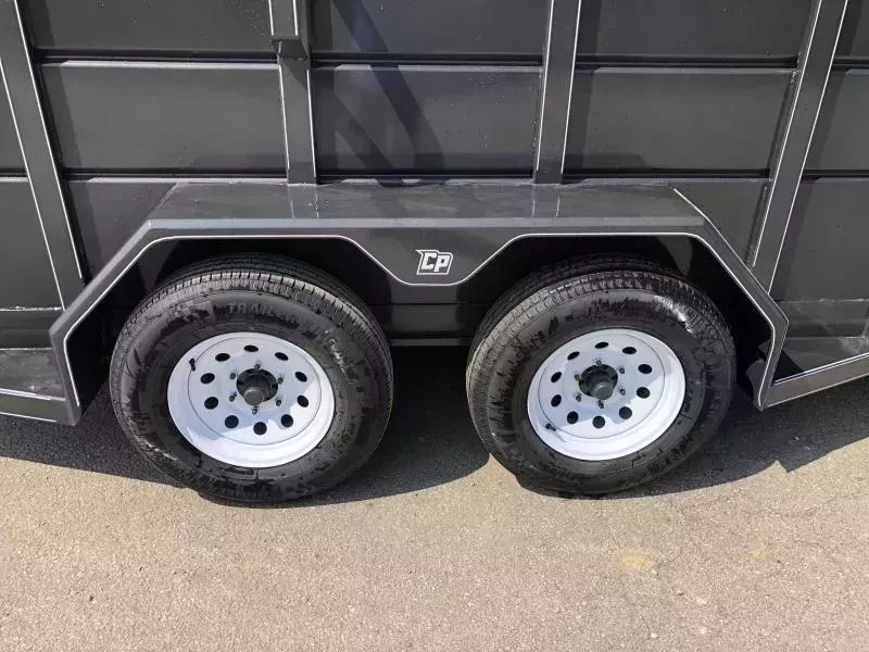 2025 CornPro Stock / Stock Combo Trailer 9990 GVW 16' 9990# GVW Livestock Trailer SB16-7S-10K - Image 17
