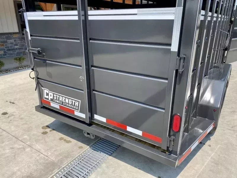 2026 CornPro Stock / Stock Combo Trailer 12000 GVW 7x18' Livestock Trailer 12000# GVW SB18-7H - Image 17
