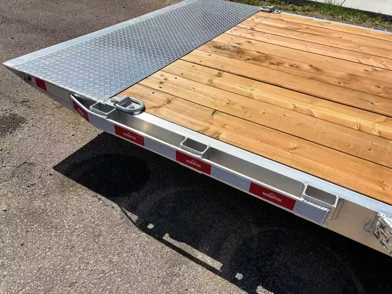2026 Nordtek Trailers Car / Racing Trailer 9990 GVW 7×22′ 9990# Aluminum Tilt Trailer TLT-SD-2SA10K-BP-82X22 - Image 19