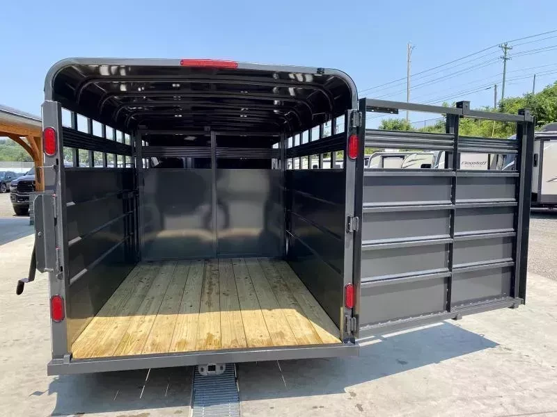 2026 CornPro Stock / Stock Combo Trailer 12000 GVW 7x18' Livestock Trailer 12000# GVW SB18-7H - Image 19