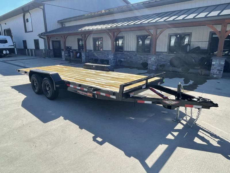 2025 H&H Car / Racing Trailer 9990 GVW 7×20′ Manual Tilt Car Hauler Trailer 9990# GVW H8220MX-100 - Image 19
