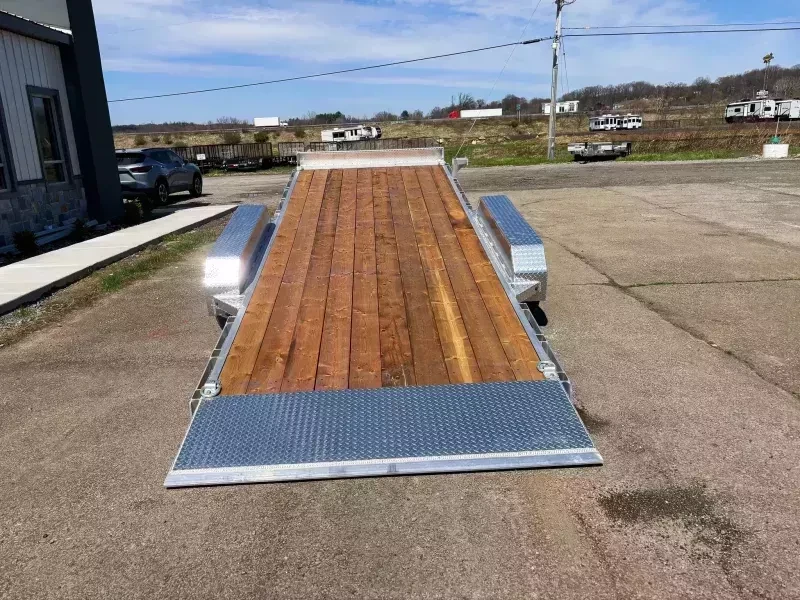 2026 Nordtek Trailers Car / Racing Trailer 9990 GVW 7×22′ 9990# Aluminum Tilt Trailer TLT-SD-2SA10K-BP-82X22 - Image 2