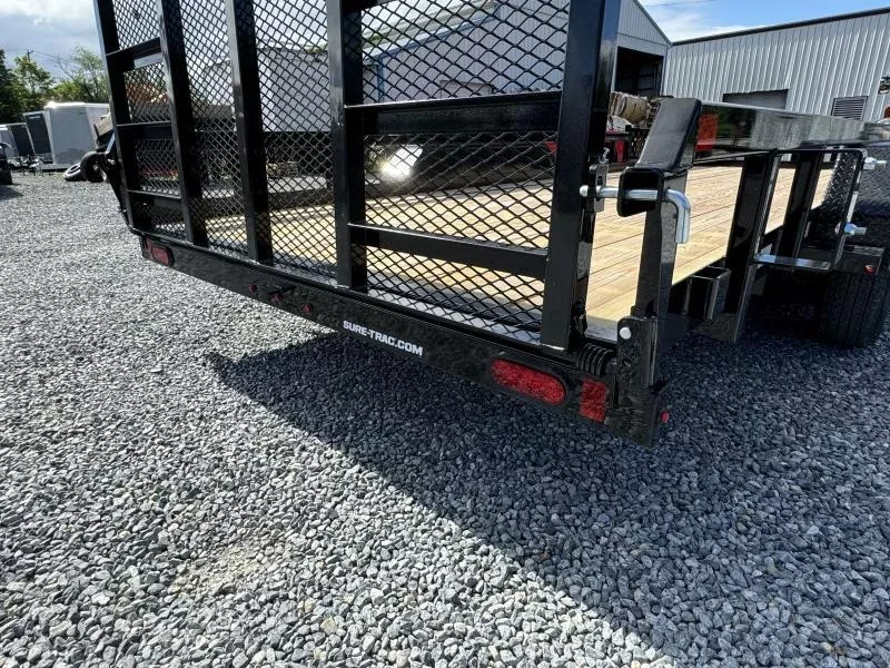 2026 Sure-Trac Utility Trailers 9900 GVW 7x22' Tube Top ATV Side Ramps Utility Landscape Trailer 9900# GVW ST-UTV8222-100 - Image 22