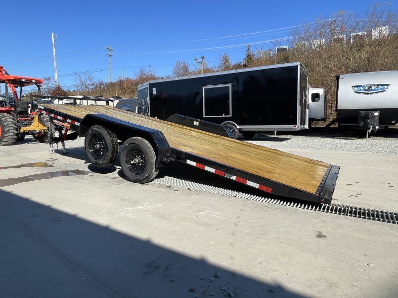 2025 H&H Car / Racing Trailer 9990 GVW 7×20′ Manual Tilt Car Hauler Trailer 9990# GVW H8220MX-100 - Image 24