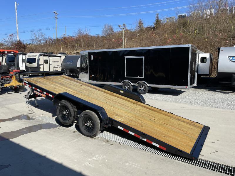 2025 H&H Car / Racing Trailer 9990 GVW 7×20′ Manual Tilt Car Hauler Trailer 9990# GVW H8220MX-100 - Image 25