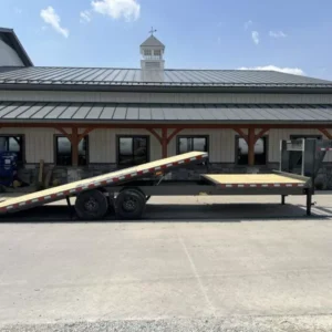 2025 Behnke Deckover Trailer 24000 GVW 102×28′ 24000# GVW HD Gravity Tilt Deckover Trailer GDFB8X28TGN-XL-24E