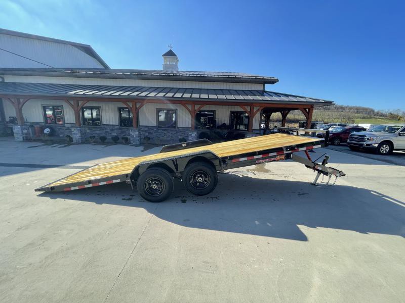 2025 H&H Car / Racing Trailer 9990 GVW 7×20′ Manual Tilt Car Hauler Trailer 9990# GVW H8220MX-100 - Image 30