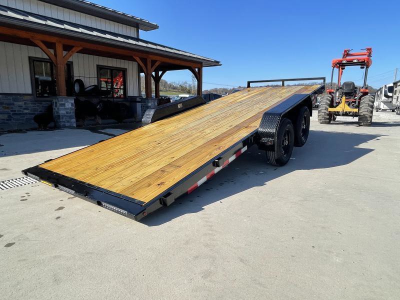2025 H&H Car / Racing Trailer 9990 GVW 7×20′ Manual Tilt Car Hauler Trailer 9990# GVW H8220MX-100 - Image 33