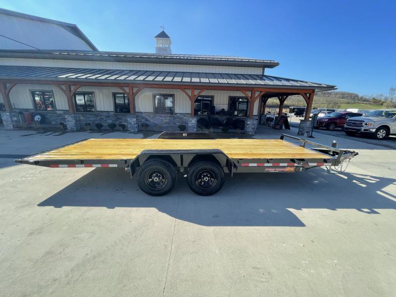 2025 H&H Car / Racing Trailer 9990 GVW 7×20′ Manual Tilt Car Hauler Trailer 9990# GVW H8220MX-100 - Image 36