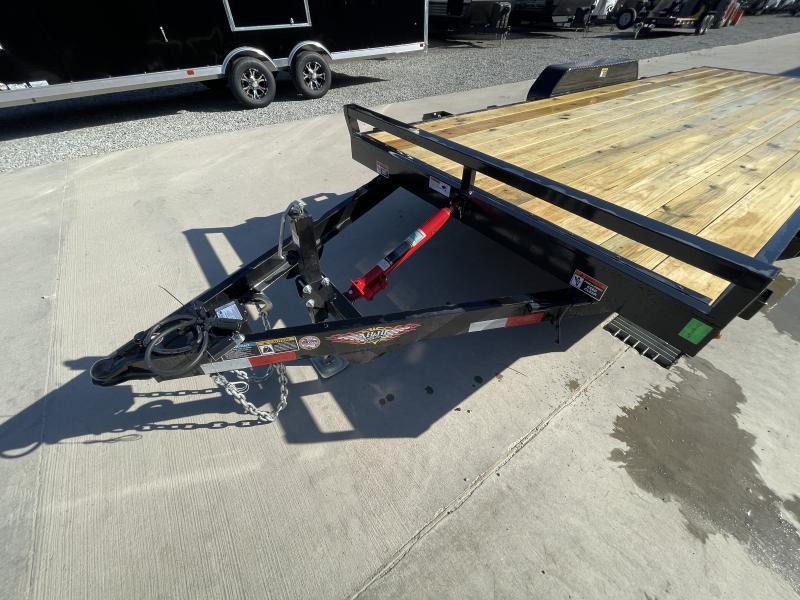 2025 H&H Car / Racing Trailer 9990 GVW 7×20′ Manual Tilt Car Hauler Trailer 9990# GVW H8220MX-100 - Image 6