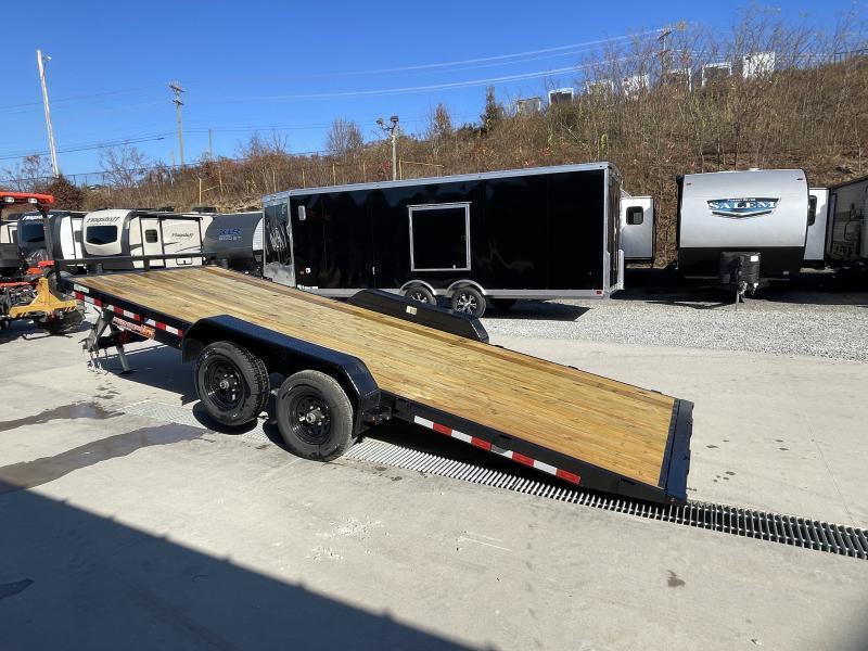 2025 H&H Car / Racing Trailer 9990 GVW 7×20′ Manual Tilt Car Hauler Trailer 9990# GVW H8220MX-100 - Image 40