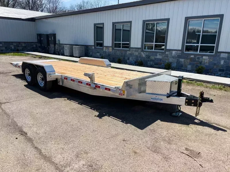 2026 Nordtek Trailers Car / Racing Trailer 9990 GVW 7×22′ 9990# Aluminum Tilt Trailer TLT-SD-2SA10K-BP-82X22 - Image 6