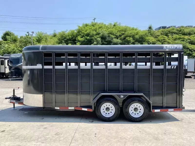 2026 CornPro Stock / Stock Combo Trailer 12000 GVW 7x18' Livestock Trailer 12000# GVW SB18-7H - Image 6