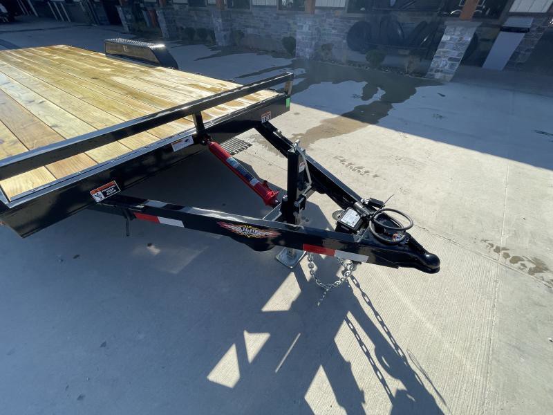 2025 H&H Car / Racing Trailer 9990 GVW 7×20′ Manual Tilt Car Hauler Trailer 9990# GVW H8220MX-100 - Image 9