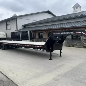 2022 Iron Bull 102" x 40' Gooseneck Deckover Flatbed Trailer
