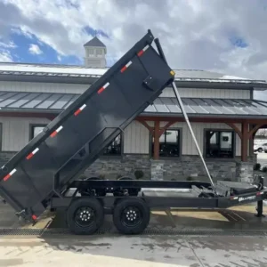 2026 Hillcrest 176716SDH Dump Trailer – 7x16 High Side, 17,600 GVWR, Telescopic Hoist, Oil Bath Hubs