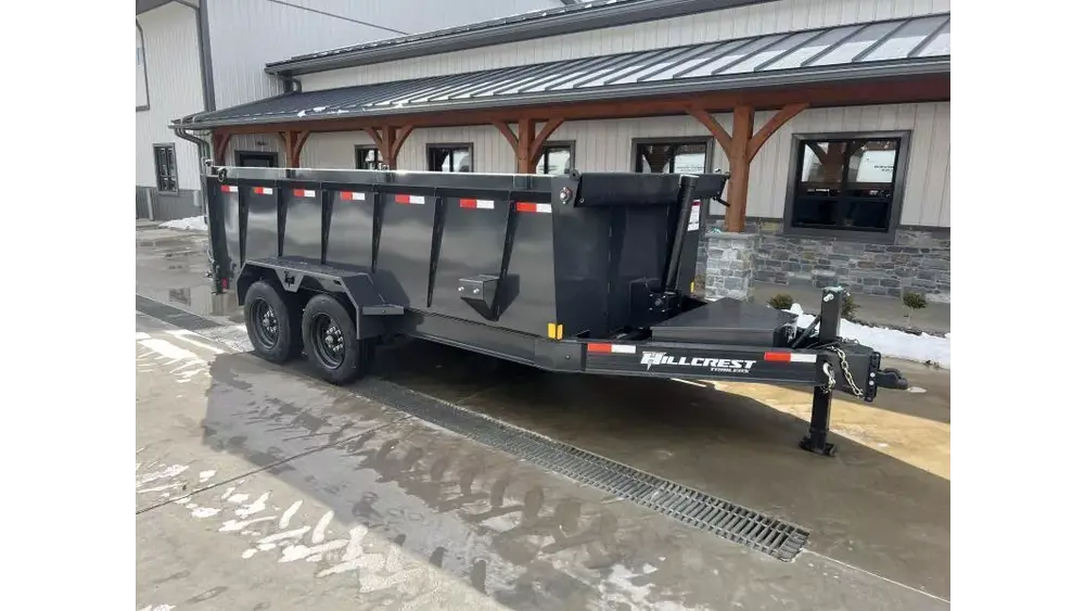 2026 Hillcrest Trailers Dump Trailers 17600 GVW 7×16′ High Side Dump Trailer 17600# GVW 176716SDH - Image 10