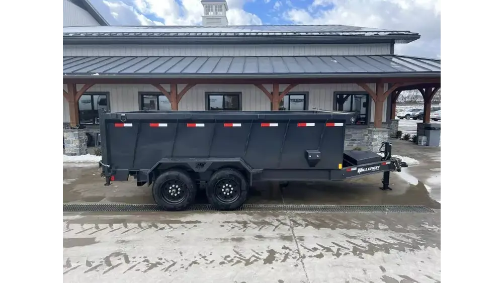 2026 Hillcrest Trailers Dump Trailers 17600 GVW 7×16′ High Side Dump Trailer 17600# GVW 176716SDH - Image 16