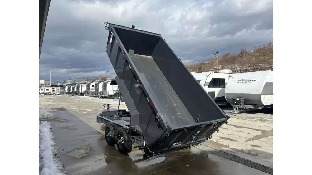 2026 Hillcrest Trailers Dump Trailers 17600 GVW 7×16′ High Side Dump Trailer 17600# GVW 176716SDH - Image 6