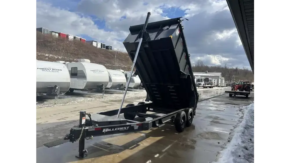 2026 Hillcrest Trailers Dump Trailers 17600 GVW 7×16′ High Side Dump Trailer 17600# GVW 176716SDH - Image 8