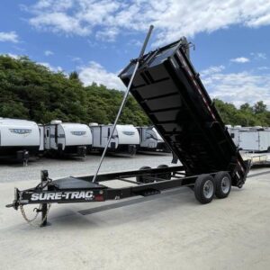 2025 Sure-Trac 7' x 16' Telescopic Dump Trailer – 15,400 lb GVWR – Best Choice Trailers
