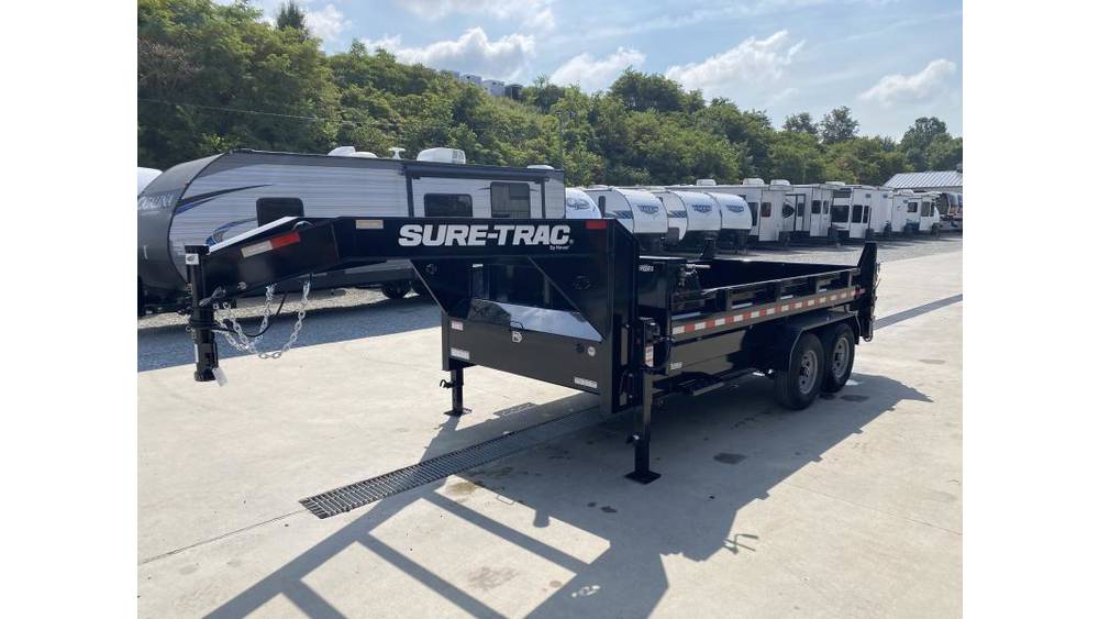 2026 Sure-Trac ST-BTL8214-154G Gooseneck Dump Trailer – 7x14, 15,400 GVWR, Telescopic Hoist, Pro Series - Image 17
