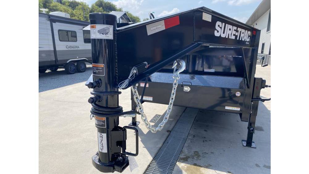 2026 Sure-Trac ST-BTL8214-154G Gooseneck Dump Trailer – 7x14, 15,400 GVWR, Telescopic Hoist, Pro Series - Image 18