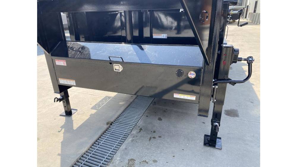 2026 Sure-Trac ST-BTL8214-154G Gooseneck Dump Trailer – 7x14, 15,400 GVWR, Telescopic Hoist, Pro Series - Image 19