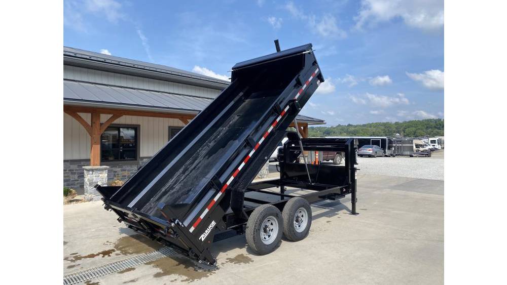 2026 Sure-Trac ST-BTL8214-154G Gooseneck Dump Trailer – 7x14, 15,400 GVWR, Telescopic Hoist, Pro Series - Image 4