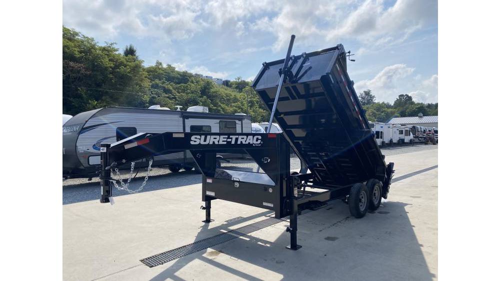 2026 Sure-Trac ST-BTL8214-154G Gooseneck Dump Trailer – 7x14, 15,400 GVWR, Telescopic Hoist, Pro Series - Image 7