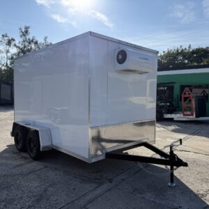 New 2026 AMP 7 x 12 Cooler Trailer 7k GVWR