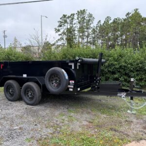 New 2026 AMP 6 x 10 Low Side Dump Trailer 7k GVWR