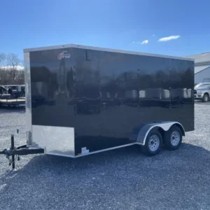 2024 Xtreme Cargo Black 7×14 Enclosed Food Trailer