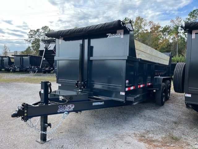 New 2026 AMP 7 x 16 Buildable Side Dump Trailer 16k GVWR - Image 5