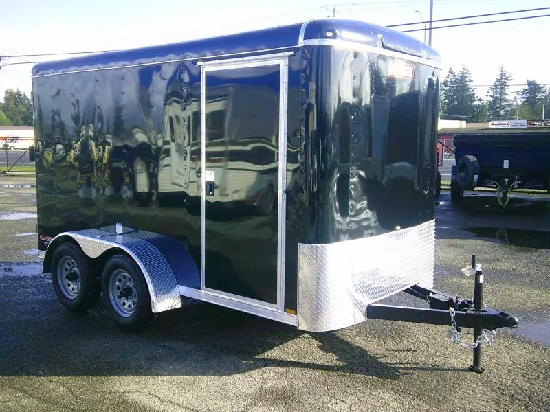 2025 Fast Cargo Black Tandem Axle 6×12 Cargo Trailer For Sale