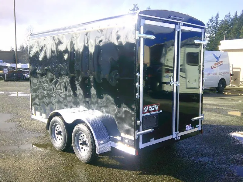 2025 Fast Cargo Black Tandem Axle 6×12 Cargo Trailer For Sale - Image 4