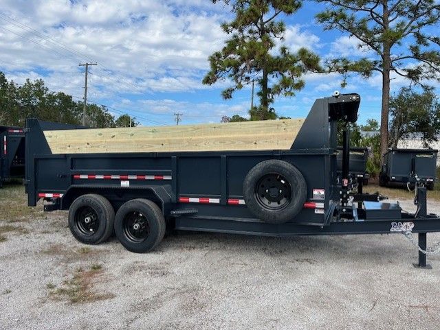 New 2026 AMP 7 x 16 Buildable Side Dump Trailer 16k GVWR - Image 2