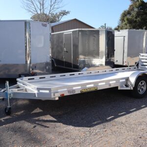6×18 Aluminum Utility Trailer with Rear Stabilizer Jacks