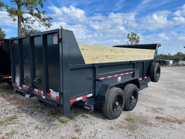 New 2026 AMP 7 x 16 Buildable Side Dump Trailer 16k GVWR - Image 4
