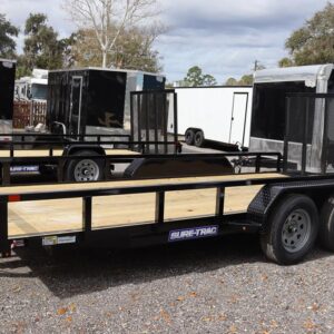 7×16 Tube Top Utility with Ramp