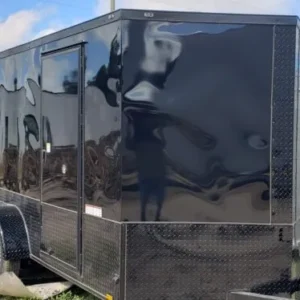 2024 Anvil Blackout 7×16 Enclosed Motorcycle Trailer For Sale